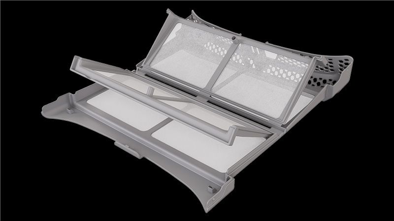 3-in-1 Filtersystem für eine einfachere Handhabung