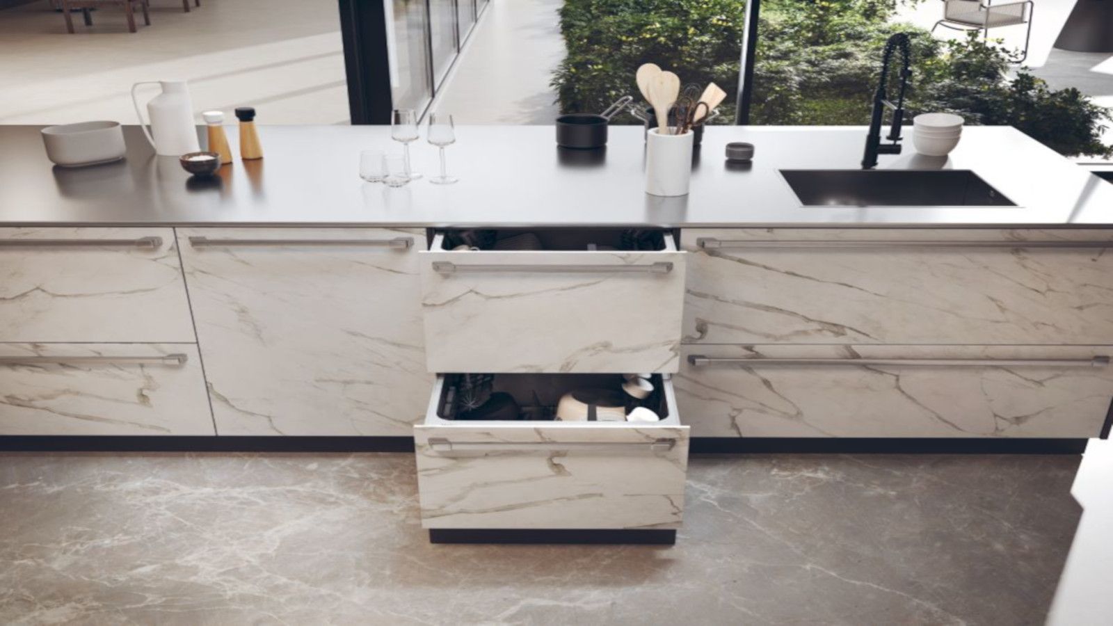 Innovativer Doppelschubladen