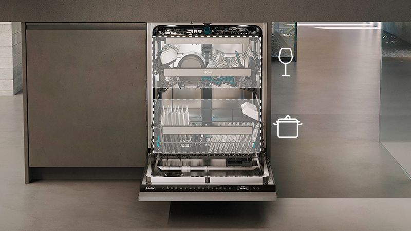 Zwei Waschlösungen in einem Waschgang