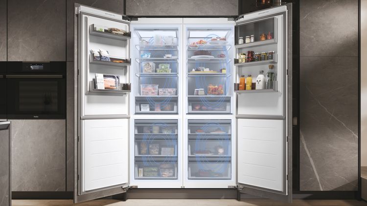 Erhöhte Frische durch separates Kühlsystem