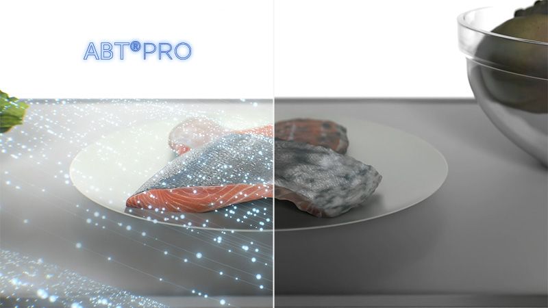 Entfernt bis zu 99,99 % der Bakterien und Gerüche im Kühlschrank