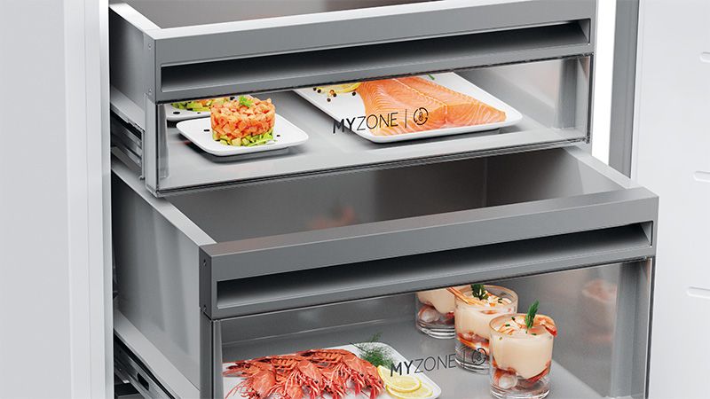 Die Lebensmittel, die Sie wählen, bei der Temperatur, die Sie wählen