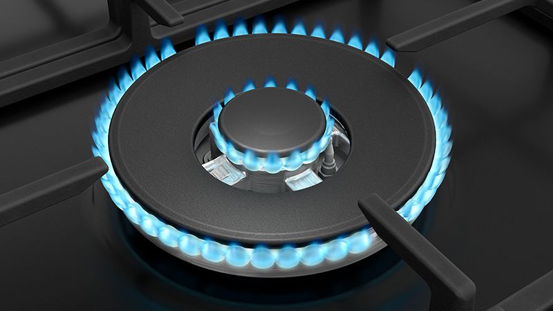 Ein leistungsstarker Brenner für schnelleres Kochen