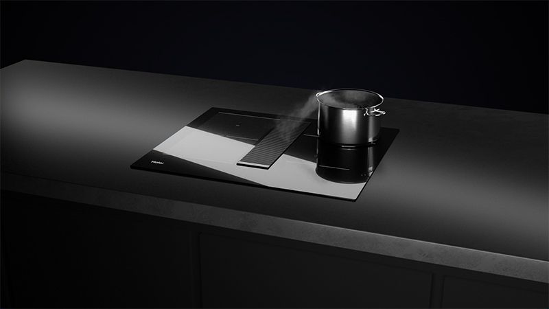 Dunstabzug passt sich an das Kochfeld an