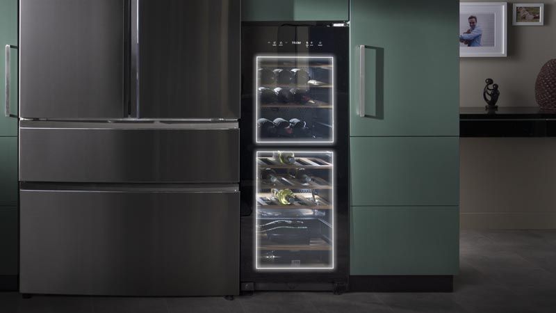 Getrennte Temperaturzonen