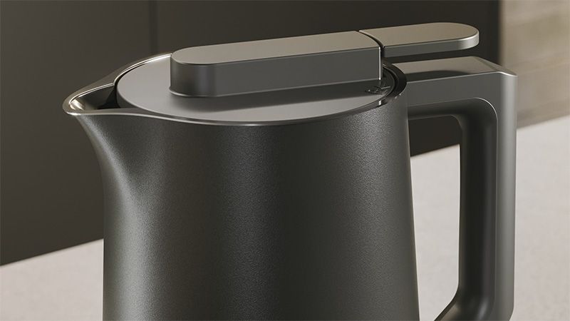 Spezialdeckel mit Knopf, der das Abkühlen reduziert