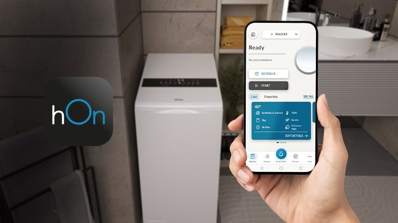 hOn App angeschlossen